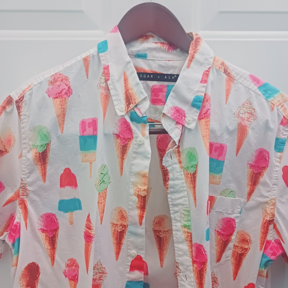 Ice Cream Print  Shirt